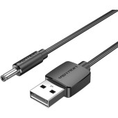 Kabel zasilający USB-A do DC 3,5mm barrel jack Vention CEXBG 5V 1,5m czarny