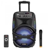 KARAOKE 8, Bluetooth, FM Radio, Intrare Aux/USB/TF Card Negru