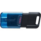 Kingston Memorie USB KINGSTON DataTraveler 80 M DT80M/128GB, 128GB, USB 3.2 Type C, Albastru-Negru