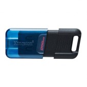 Kingston Stick Memorie Kingston DT80M, 256GB, USB-C, Blue-Black