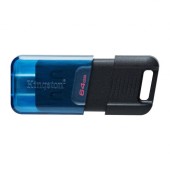 Kingston Stick Memorie Kingston DT80M, 64GB, USB-C, Blue-Black