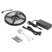 Kit banda LED RGB, 28 W, IP20, 3600 lm, controller si alimentator