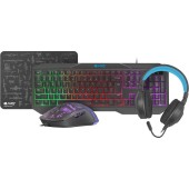 Kit gaming, 4 in 1-Fury Thunderstreak 3.0, Tastatura + Mouse + Mousepad + Casti