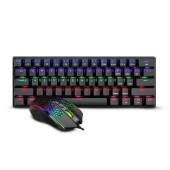 Kit Gaming Tastatura + Mouse T-Dagger Main Force, RGB, Negru