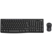 Kit Tastatura + Mouse Logitech MK270, Wireless, Negru