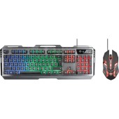 Kit tastatura si mouse gaming Trust GXT 845 Tural, Negru