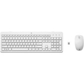 Kit Tastatura si Mouse HP 230 Wireless (Alb)