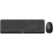 Kit tastatura si mouse Philips SPT6407, Wireless, Bluetooth, 104 taste, membrana, Negru