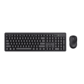 Kit tastatura si mouse Wireless TRUST Ody II 25018, USB (Negru)