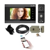 Kit VideoInterfon Smart Mentor SYKT007 WiFi Monitor Interfon Yala acces 1 locatie 7" HD 1.3MP MicroSD InfraRed Senzor de miscare