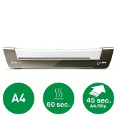 Laminator A4 LEITZ iLAM Office, kit folii laminare inclus, alb