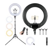 Lampa Ring Light LED 18 inch pentru selfie-uri HA