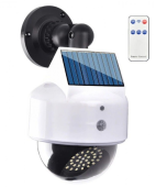 Lampa solara cu senzor de miscare si telecomanda tip camera video falsa 5118