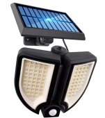 Lampa solara YT 90 cu 90 LED cu senzor de miscare si telecomanda