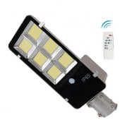 Lampa Stradala 300W 300 LED COB Cu 6 CASETE Panou Solar si Telecomanda