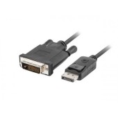 Lanberg cable Displayport(M) V1.2->DVI-D(M)(24+1) 3m Black DUAL LINK