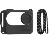 Lanyard + Silicone Case Sunnylife for Insta360 GO 3S (black)