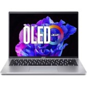 Laptop Acer Swift Go 14 SFG14-72 (Procesor Intel® Core™ Ultra 5 125H (18M Cache, up to 4.50 GHz) 14inch WQXGA+, 16GB, 1TB SSD, Intel Arc Graphics, Windows 11 Home, Argintiu)