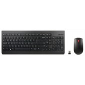 Lenovo Kit tastatura + mouse wireless Lenovo Essential, Negru