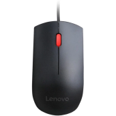 Lenovo Mouse Lenovo Essential, Negru / Rosu, USB, 1600 dpi