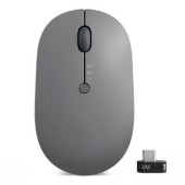 Lenovo Mouse Wireless Lenovo Go, Bluetooth, Optic, 2400 DPI, USB-C, Gri