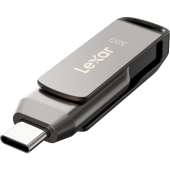 Lexar JumpDrive Dual Drive D400 Type-C/Type-C Type-A, up to 100MB/s read (USB 3.1) 32GB