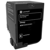 LEXMARK LEXMARK 74C2HKE TONER CARTRIDGE BLACK