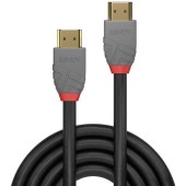 Lindy Cablu video LINDY Anthra, HDMI Male - HDMI Male, v2.0, 3m, Negru-Gri