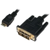 LOGILINK - Mini HDMI to DVI-D Cable, M/M, 0.5m