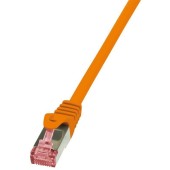 LOGILINK - Patchcord Cablu Cat.6 S/FTP PIMF PrimeLine 2,00m, portocaliu