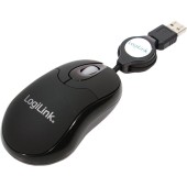 logilink Mouse LogiLink ID0016, Optic, USB, cu fir, 800 DPI, 3 butoane, Negru