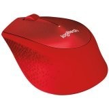 Logitech LOGITECH Wireless Mouse M330 SILENT PLUS - EMEA - RED