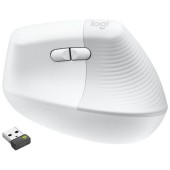 Logitech Mouse far fir Logitech Lift Vertical Ergonomic Mouse for Business, Alb