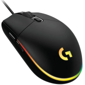 Logitech Mouse gaming Logitech G203, iluminare RGB LightSync, Negru