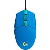 Logitech Mouse Gaming Logitech G203 LightSync, iluminare RGB, USB, Albastru