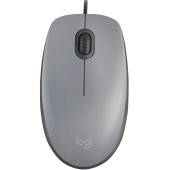 Logitech Mouse Logitech M110, Silentios, Gri