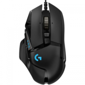 Logitech Mouse Optic Logitech G502, RGB LED, USB, Negru