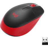 Logitech Mouse wireless Logitech M190, Rosu