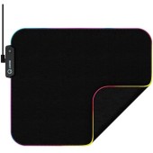 LORGAR Mousepad gaming Lorgar Steller 913 RGB 360x300, Negru