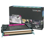 MAGENTA RETURN C734A1MG 6K ORIGINAL LEXMARK C734N