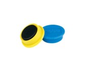 Magneți pentru table, diametru 32 mm, susțin 7 coli, 10 buc/set, diverse culori, NOBO