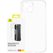 Magnetyczne Etui na telefon iPhone 15 Plus Baseus OS-Lucent Series (Przezroczysty)