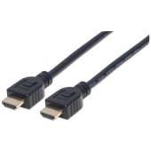 Manhattan Cablu monitor HDMI/HDMI V2.0 M/M Ethernet 1m negru