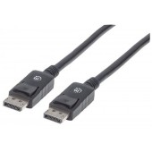 Manhattan Monitor Cable DisplayPort to DisplayPort, M/M, Black, 1m