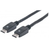 Manhattan Monitor Cable DisplayPort to DisplayPort, M/M, Black, 3m