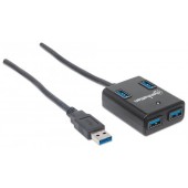 Manhattan SuperSpeed USB 3.0 hub, 4 ports