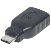 Manhattan SuperSpeed USB-C 3.1 Gen1 to USB type-A adapter M/F black