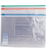 Mapa plastic cu fermoar Donau A4 transparentă 170 microni