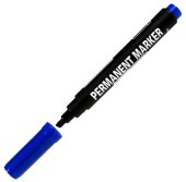 Marker permanent teșit Centropen 8576, 1.0-4.6 mm, negru/albastru