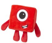 Mascota din plus Numberblocks - Unu